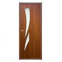 Интериорна врата Камея Златна елха остъклена