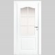 Интериорна врата Класик Бяла Мат Остъклена