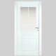 Интериорна врата Рома Бяла Мат Остъклена