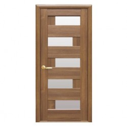 Интериорна врата Пиана - Златна елха Остъклена