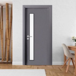 Интериорна врата Сити G Антацит Остъклена