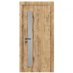 Интериорна врата Сити G Натурален Дъб Остъклена