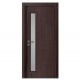 Интериорна врата Сити G Тъмен Орех Остъклена
