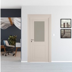Интериорна врата Тоскана Ванила - Остъклена