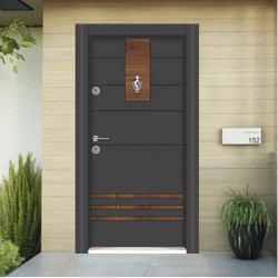 Входна Врата - Антрацит сарухан