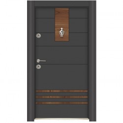 Входна Врата - Антрацит сарухан