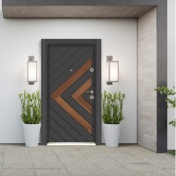 Входна Врата - Антрацит орех