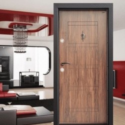 Входна Врата - Металик орех