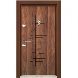 Входна Врата - Металик орех